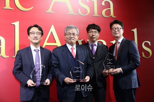 '올해의아시아로펌'(AsianLawFirmoftheYear)으로선정된법무법인율촌.(사진제공=법무법인율촌)