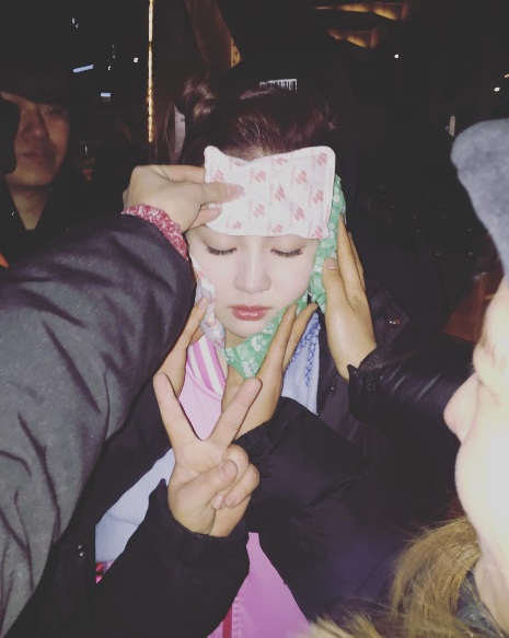 이하이, 뮤비 촬영 현장 공개 "감기 조심"
