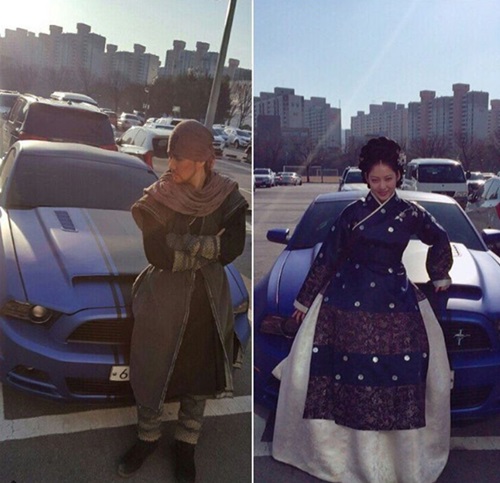 공승연, 촬영 인증샷 "적룡과 다경의 콜라보"