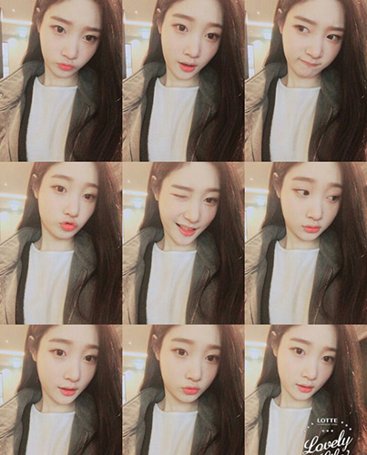 ‘프로듀스101’ 정채연, 9종 셀카 공개…얼굴에 애교가 한가득