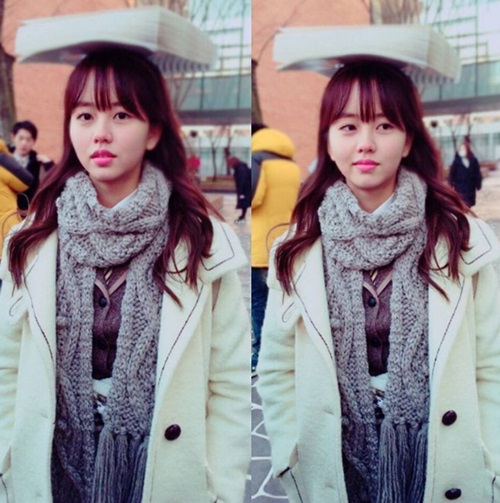 김소현, '페이지터너' 촬영장 공개 '인형 비주얼'