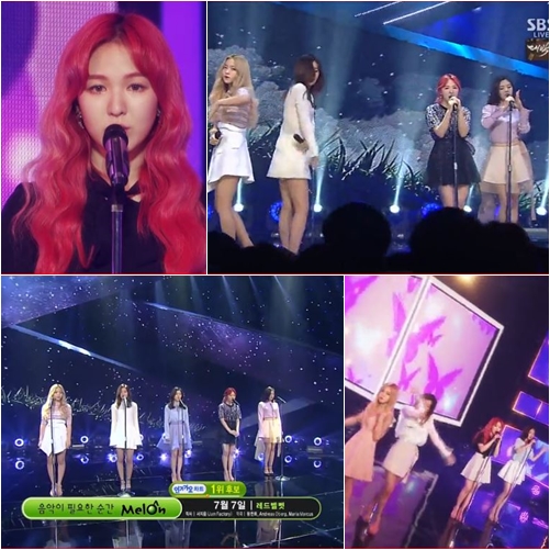 인기가요 레드벨벳, '7월 7일' 무대 위 카리스마 작렬