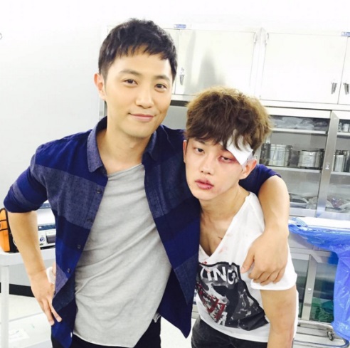 태양의 후예 김기범, 진구와 뜨거운 브로맨스 현장 "진짜 안녕"