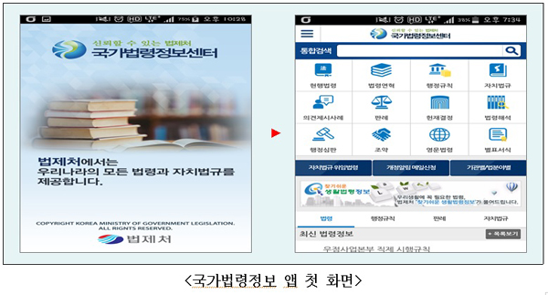 법제처 “손 안의 법전, 국가법령정보 앱…공공분야 3년 연속 대상”