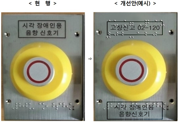 권익위 “시각장애인 음향신호기 고장신고 편리해진다”