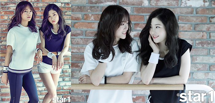 아이오아이(IOI) 정채연-김세정, 스포티 콘셉트 화보 공개…건강한 매력의 소녀들