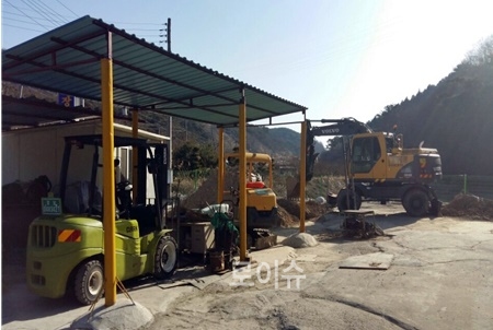 학원생대기실이창고로활용되고있다.(사진제공=경남경찰청)