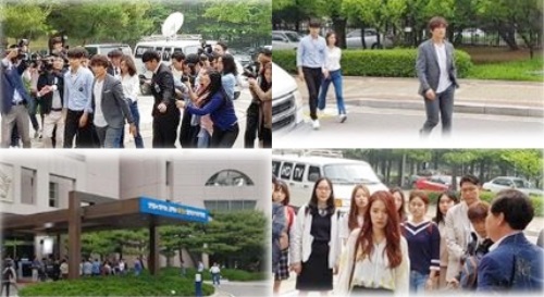 법원공무원교육원, 연기자 혜리와 지성 ‘딴따라’ 촬영