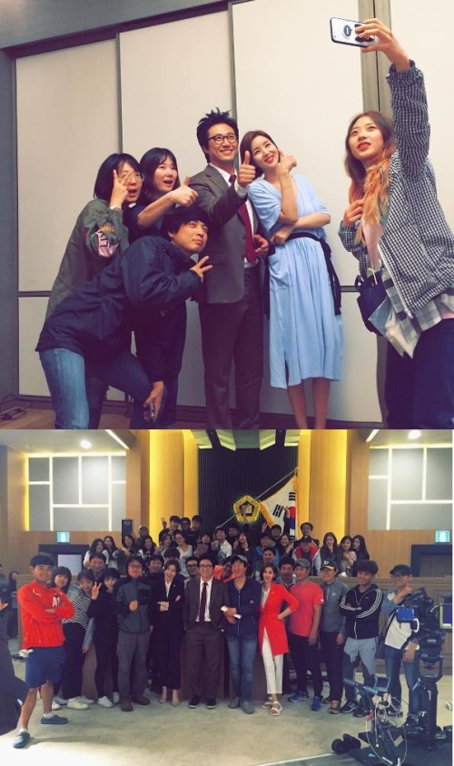 '동네변호사 조들호' 박솔미, 종방 인증샷 공개 "마지막 촬영 장소로 이동"