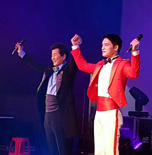 태진아, JYJ 김재중 위한 군 위문공연 ‘훈훈’