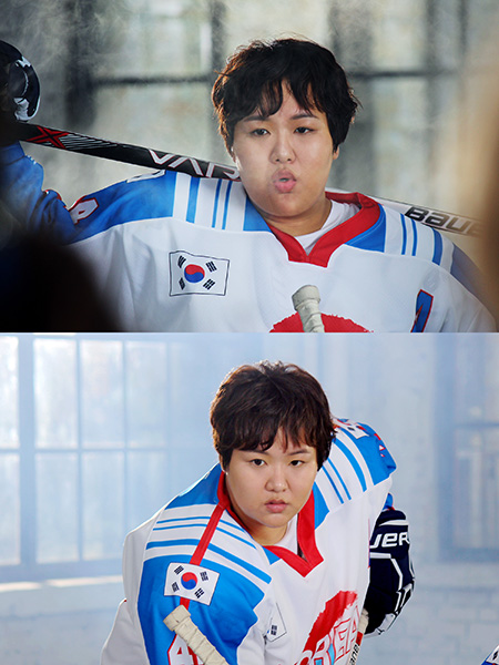 하재숙, ‘국가대표2’ 포스터 촬영 현장 공개…아이스하키 선수 포스 200%