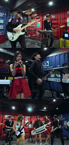다이아, ‘더쇼’에서 특별 무대 선사…록버전 업그레이드 무대