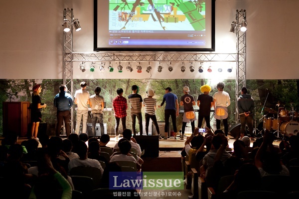 작년 청소년캠프진행 모습.