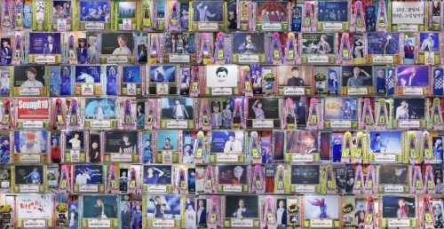 빅뱅 다국적 팬, 빅뱅 콘서트에 드리미 쌀화환 30톤 응원