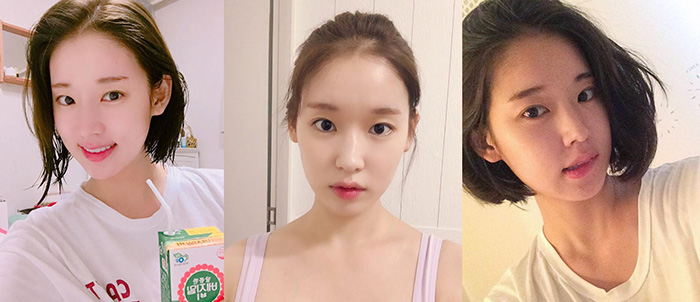 박환희, 민낯 셀카 공개…굴욕 없는 미모