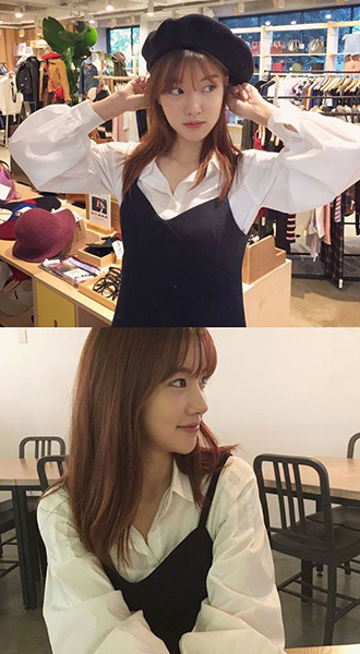 윤서, 일상 속 ‘깜찍+청순’ 빛나는 미모 눈길