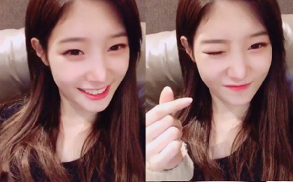 다이아 정채연, 남심 저격하는 사랑스러운 애교 ‘심쿵 유발’