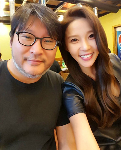 '역도요정 김복주' 레이양, 최무성과 촬영장 인증샷