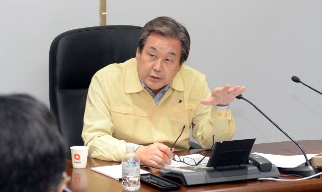 경주 지진 피해 현장을 찾은 김무성 전 대표