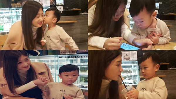 정채연, 대박이와 깜짝 만남…이 조합이야말로 대박
