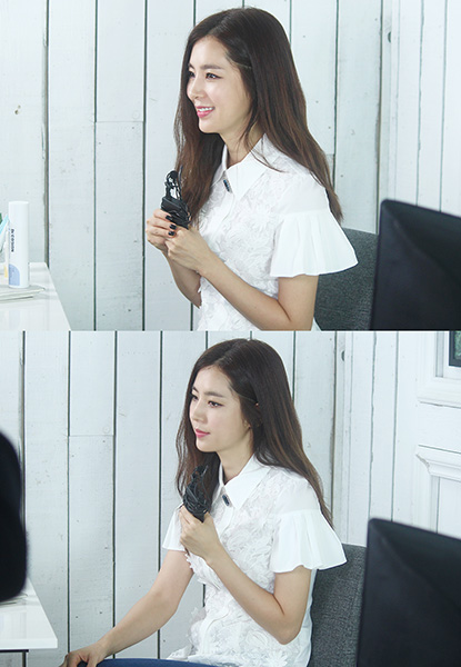 한채아, 후광이 번쩍이는 ‘순백의 美’