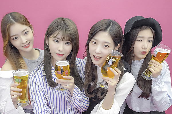 다이아 희현-제니-은진, ‘혼술남녀’ 카메오 출연…정채연과 인증샷 공개