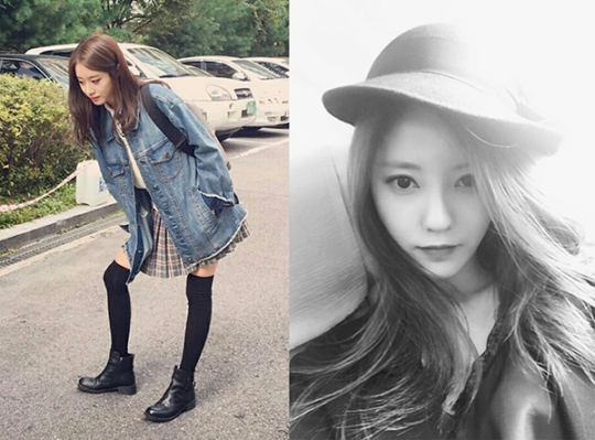 티아라, 자켓 촬영 현장 V앱에서 만난다