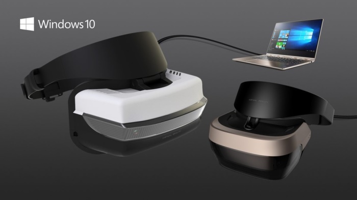 MS가 선보인 VR HDM ( ⓒ 마이크로소프트 )