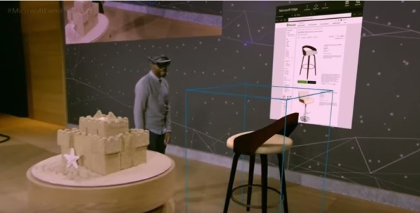 2D 이미지를 3D 이미지로 변환하는 모습 (ⓒ 마이크로소프트 유튜브)