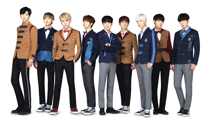 SF9, ‘스타 등용문’ 교복 모델로 ’슈퍼루키’ 입증