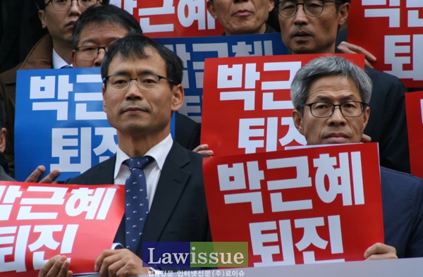 오영중 변호사(서울지방변호사회 인권위원장)과 권영국 변호사(전 민변 노동위원장)