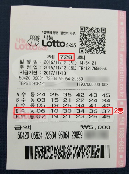 공장근로자 로또 당첨 ‘사람이 쉽게 죽으란 법 없나 보다’ 소감 전해