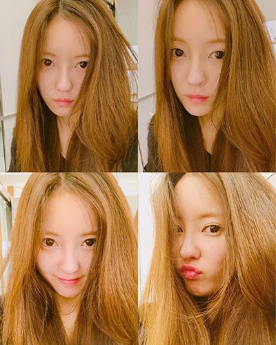 티아라 효민, 민낯 셀카 공개…민낯도 청순 가득