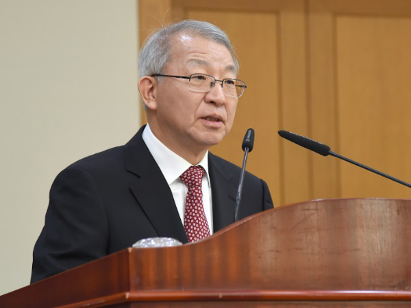 전국 법원장회의에 참석한 양승태 대법원장(사진=대법원)