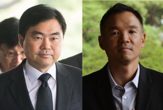 사진=진경준 검사장(왼쪽)과 김정주 NXC 회장