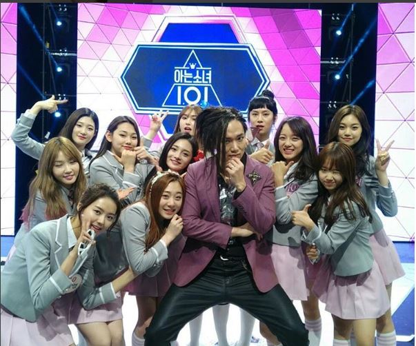 장성규, 아이오아이와 다정한 모습...'장근석 패러디?'