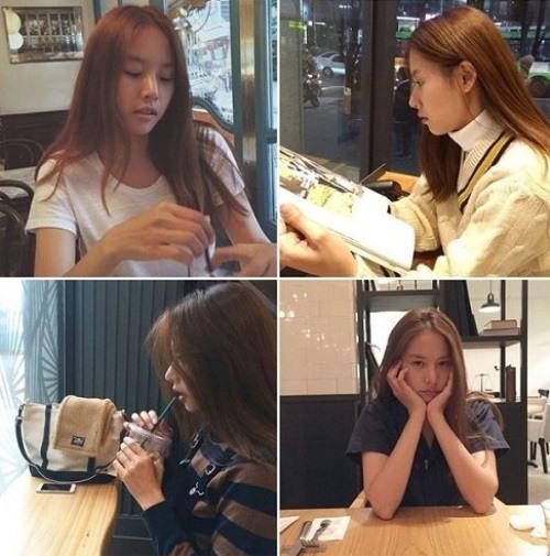 이동건 열애 조윤희, '긴 생머리 늘어뜨린 채...수수함 속 예쁨주의보'