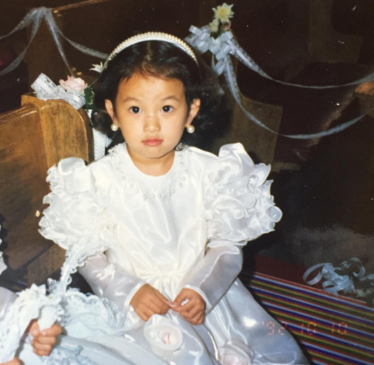 천우희, 똘망똘망 어린 시절...드레스 입고 완벽 공주님