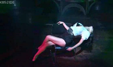 오지은, '물벼락 맞으며...핫한 우월S라인 댄스'