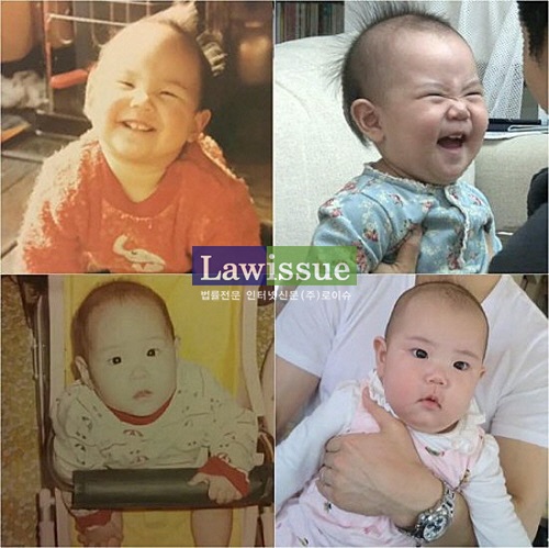 슈퍼맨 로희, 母의 어린 시절 모습과 비교해보니 싱크로율 100%...'이 정도 일 줄'