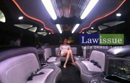 함소원, '초호화 리무진 안...쭉뻗은 고속도로 각선미'