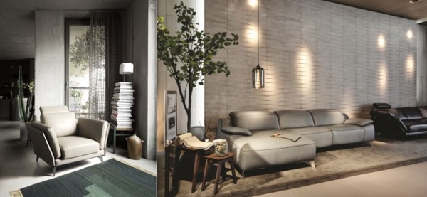 (좌)마인 1인 소파, 아르페지오 카우치형 리클라이너소파(우)