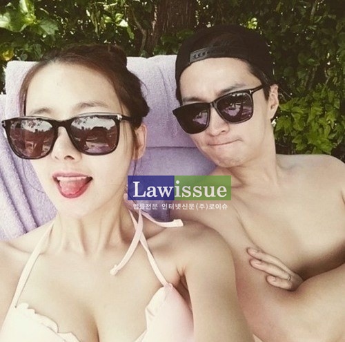소이현 둘째 임신, 이들 부부 신혼여행 사진 보니...수영장서 시원시원