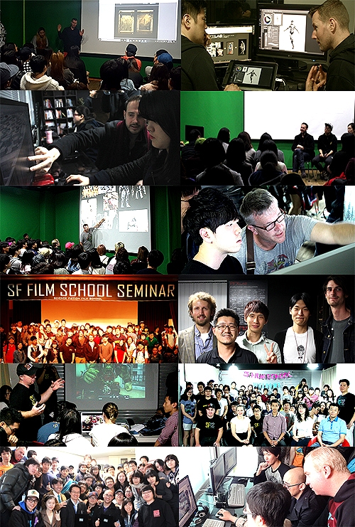 헐리우드 실무자들이 지속적으로 지도하는 CG 및 마야학원 SF필름스쿨