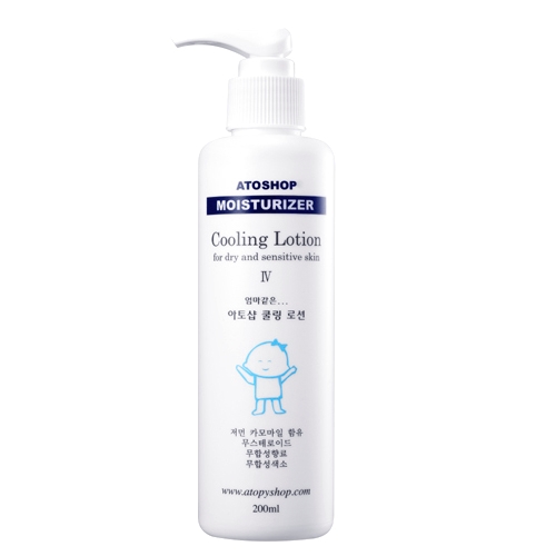 아토샵 쿨링로션, 아기 얼굴 땀띠관리 보습크림으로 합격점