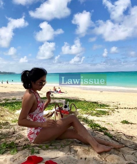 이혜영, '뜨거운 태양아래 구릿빛 탄탄한 몸매...해변의 여인'