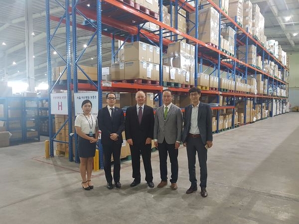 왼쪽 두번째부터 최성호 주한 덴마크 대사관 선임투자담당관, Jeppe Solmer 덴마크 투자청 eHealth 팀장