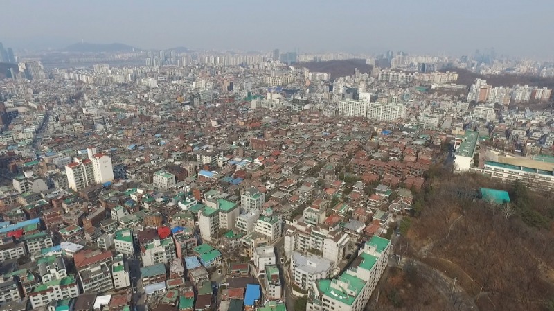 서울시내 한 단독주택 재건축구역 전경.(사진=최영록 기자)
