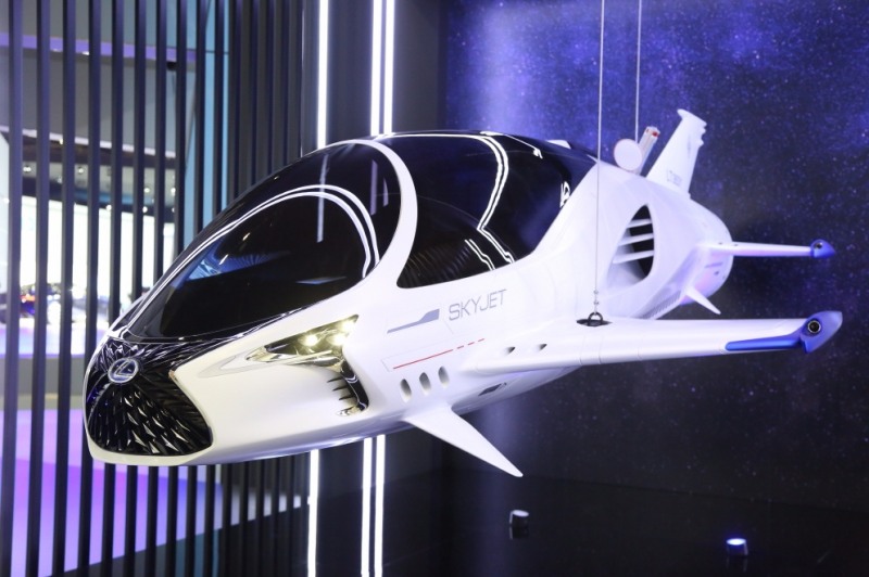 렉서스 우주선 ‘SKY JET’.(제공=렉서스 코리아)