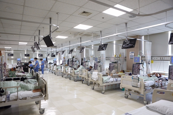 삼육서울병원 인공신장실 내부(사진:삼육서울병원 제공)